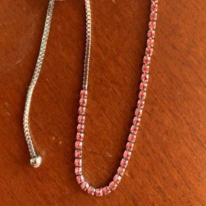 Pink Rhinestone Bracelet